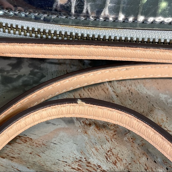 COACH POPPY MIRROR METALLIC FLIGHT BAG Style: F25056 - Picture 12 of 16